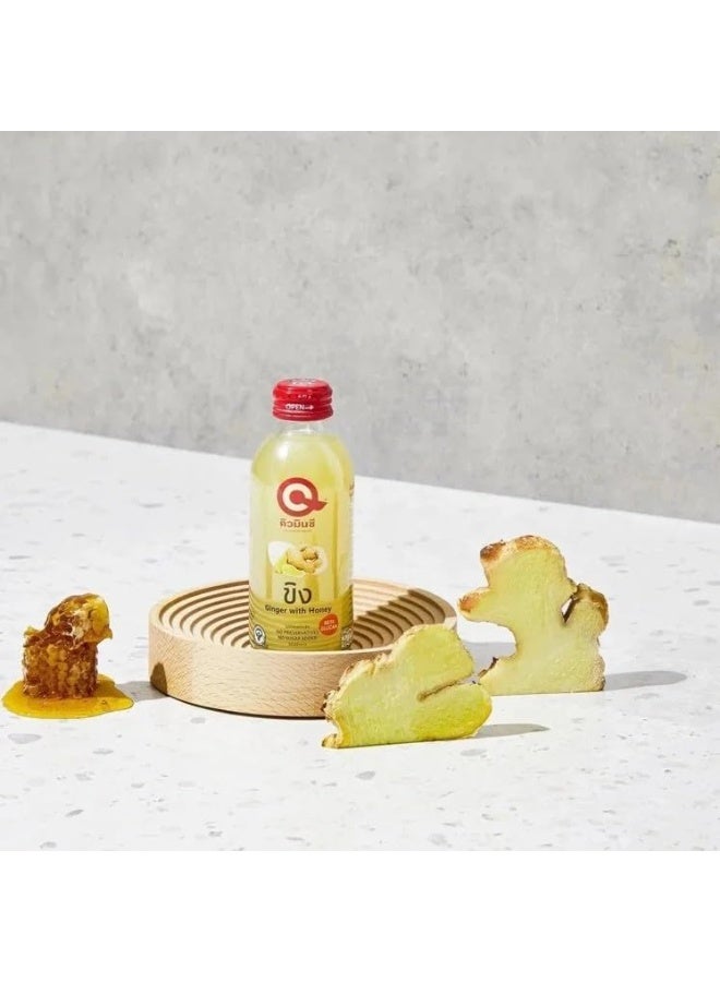 QminC Ginger with Honey Pack of 24x150 ml shot, Natural immunity booster - Image 3